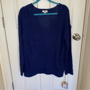 NWT Deep Blue Belk Brand True Craft Sweater